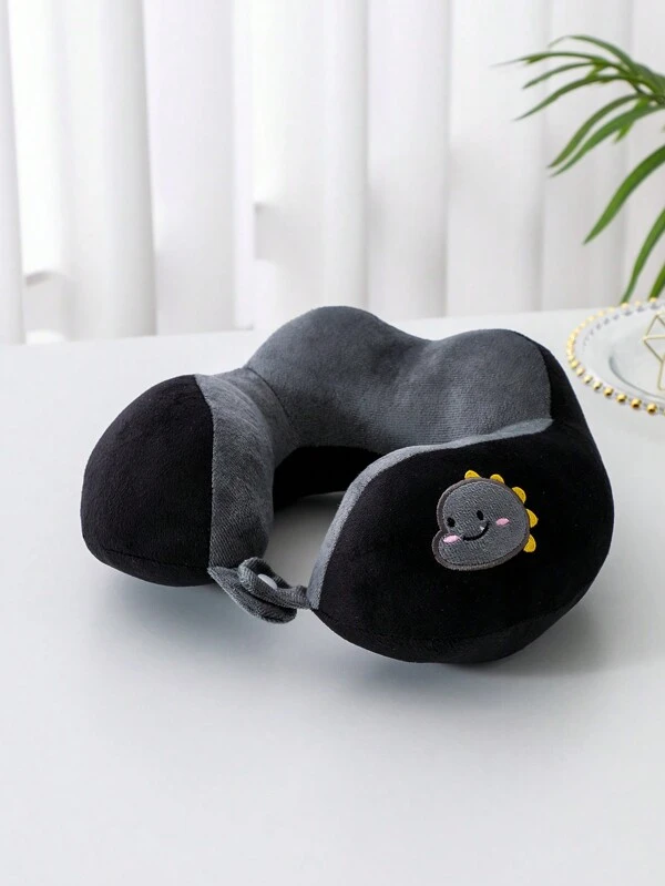 Travel Pillow, Neck Pillow, Sleeping Neck Pillow, Cute U-Shaped Head Pillow, Plush Neck Pillow, Multi-Functional Portable Travel Pillow Black